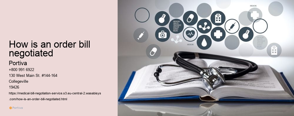 How is an order bill negotiated