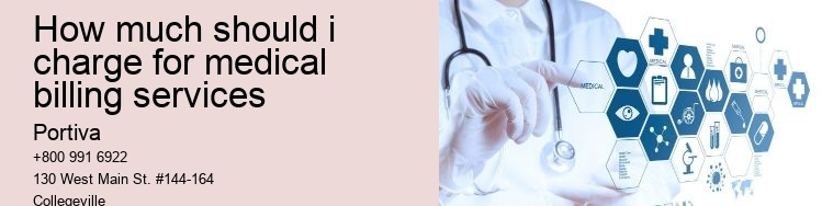 how much should i charge for medical billing services