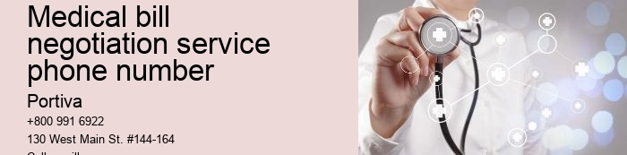 medical bill negotiation service phone number
