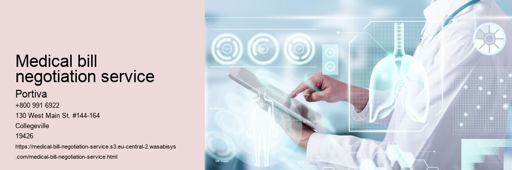 medical bill negotiation service