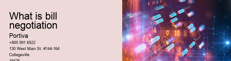 what is bill negotiation