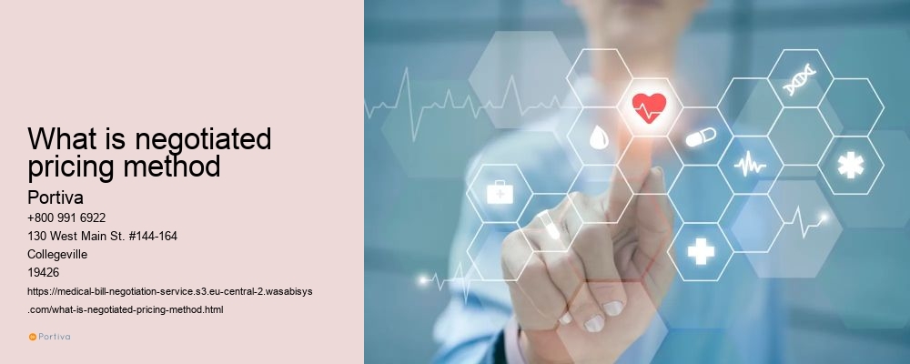 What is negotiated pricing method